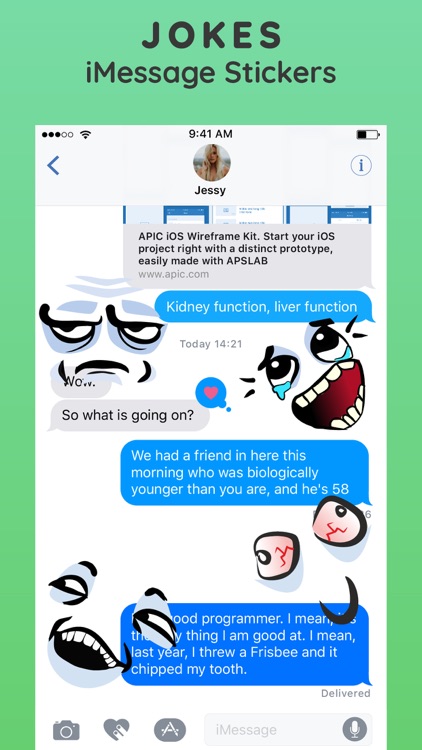 Meme Stickers for iMessage App