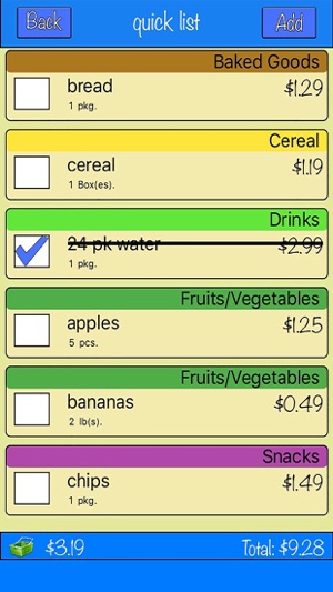 Quick&Easy - Shopping List(圖4)-速報App