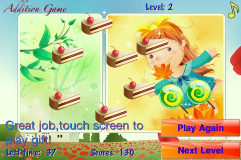 Addition math game screenshot 4