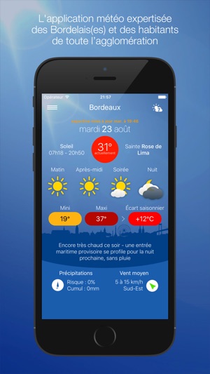 Météo Bordeaux(圖1)-速報App