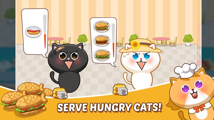 Food Serving Games - Cat Games screenshot-3