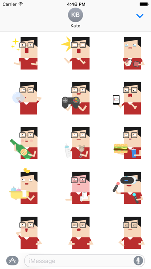 GeekStickers - Super Fun Stickers for Geeks(圖1)-速報App