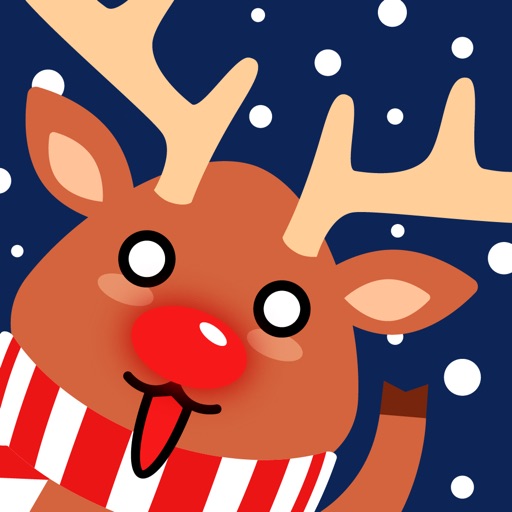 Moji Reindeer Animated Christmas Sticker Pack iOS App