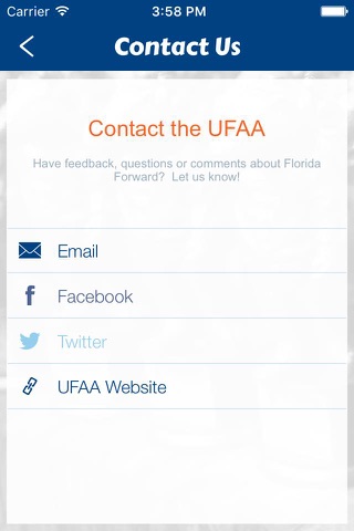 Florida Forward - UFAA Leadership Conference App screenshot 3