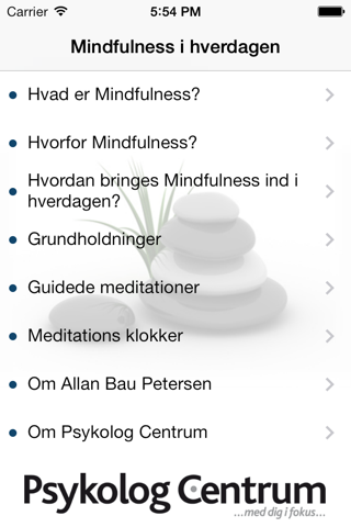 Mindfulness i hverdagen v/ Allan Bau Petersen screenshot 2