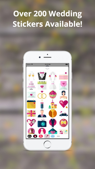Wedding Sticker Emoji Pack screenshot 3