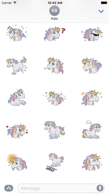 Rainbow Unicorn Sticker