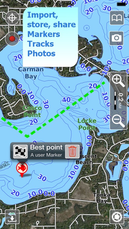 Aqua Map Iowa Lakes GPS HD
