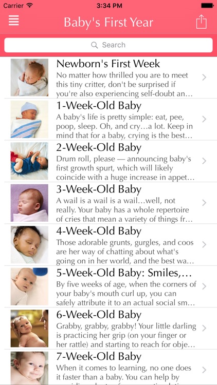 Baby's First Year Premium | you can look forward to in newborn babies from milestones to baby's growth