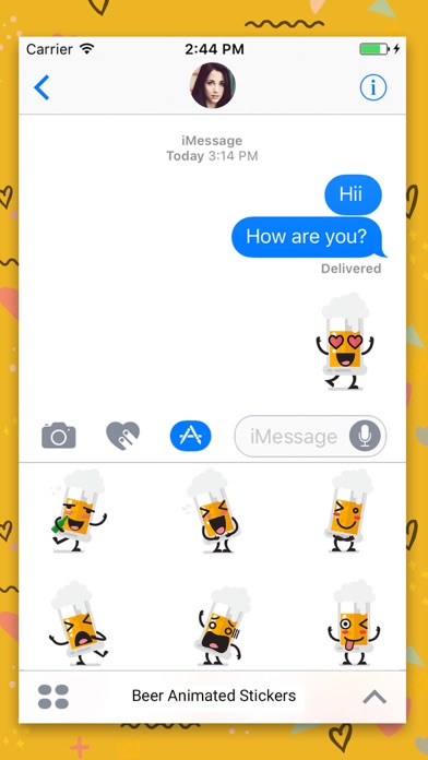 Beer Animated Chat Stickers screenshot 2
