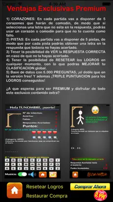 Imágen 1 TriviAhorcado para iPhone iphone