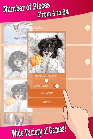 Jigsaw Puzzles - Cute Puppy Love Baby Animal Game screenshot 3