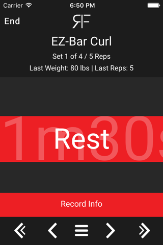 RedFit screenshot 2