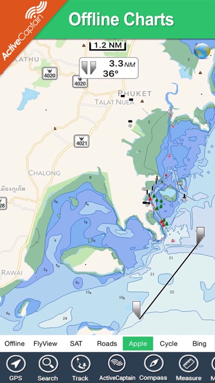 Phuket Island HD  GPS Charts