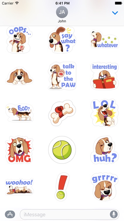 Mr Dog Sticker