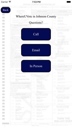 WhereUVote IA - Johnson County(圖5)-速報App