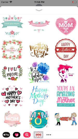 Mother's Day Love Stickers