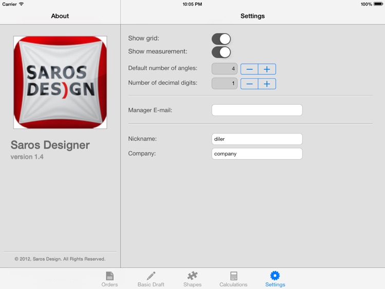 Saros Designer
