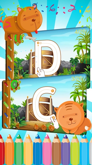 English Alphabet Abc Easy Draw Coloring Book Education Games For Kids 1.0 IOS -