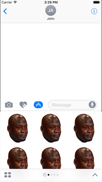 23 Tears - The Crying Jordan iMessage Sticker Pack