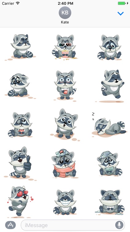Sticker Me: Funny Raccoon