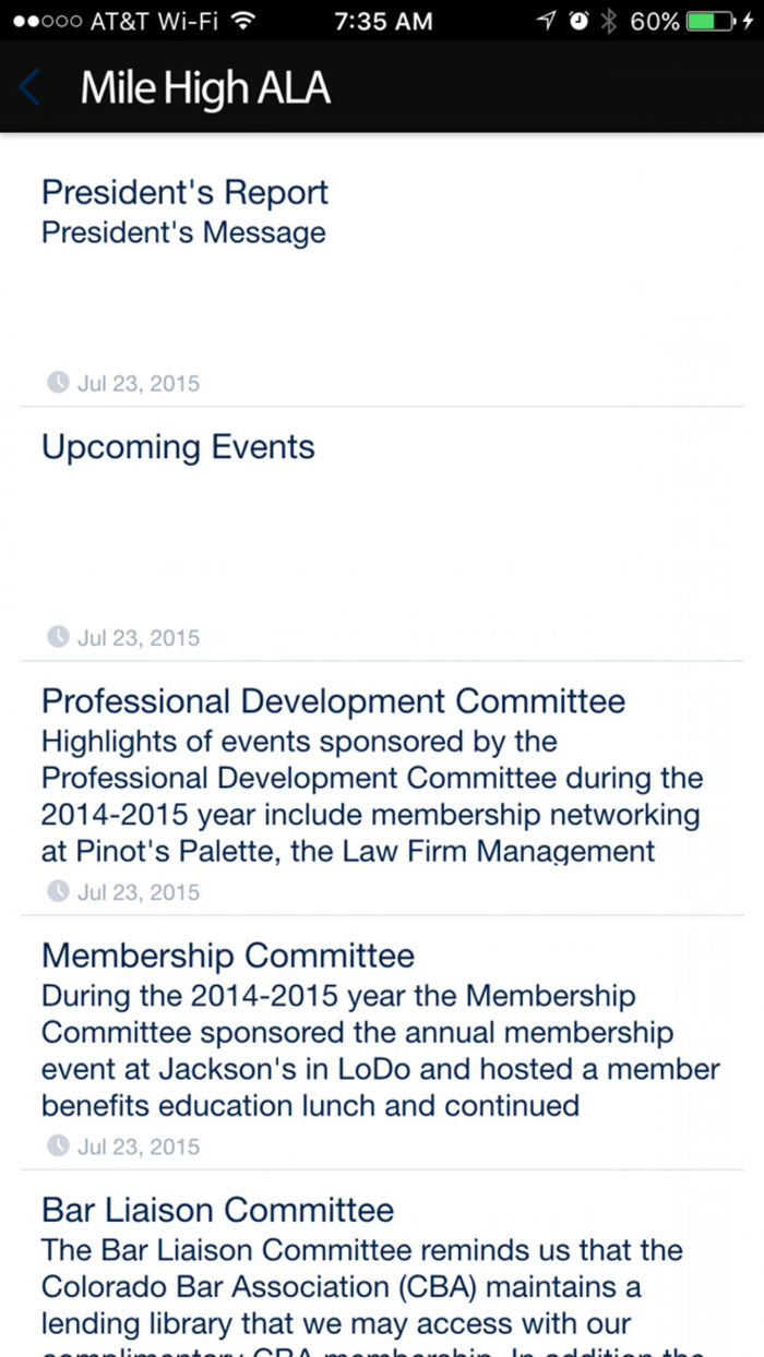 Mile High Chapter ALA