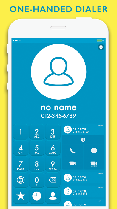 HiveDialer - customizable one-handed dialerのおすすめ画像1