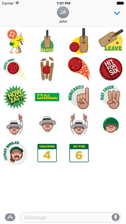 Cricket Stickers