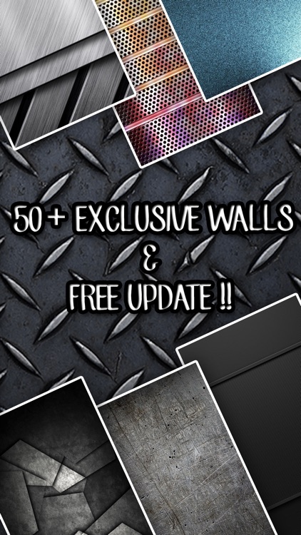 Shelf Home Screen Designer Wallpapers for Metallic