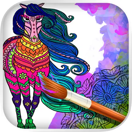 Mandalas Horses - Coloring pages for adults Cheats