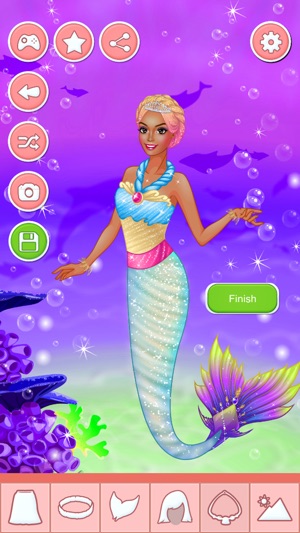 Mermaid Princess Beauty Salon - Dress Up Games(圖5)-速報App