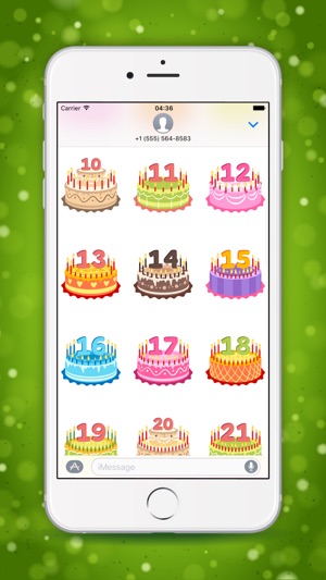 B-Day Cake Stickers(圖2)-速報App