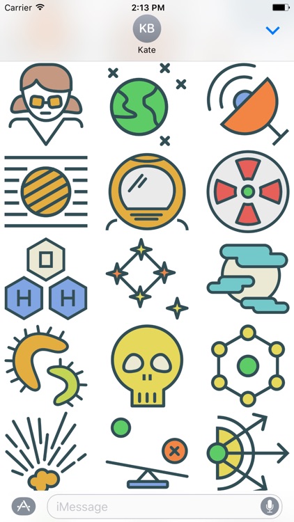 Science Stickers and Emoji - Best SciFi Images screenshot-4