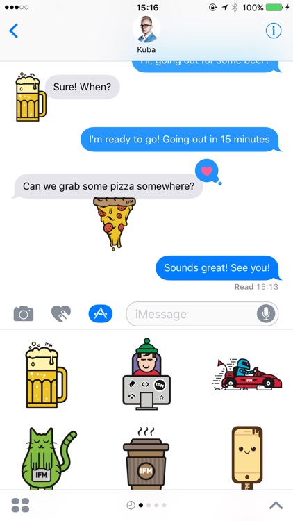 inFullStickers - stickers for iMessage