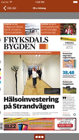 Fryksdalsbygden e-tidning(圖2)-速報App