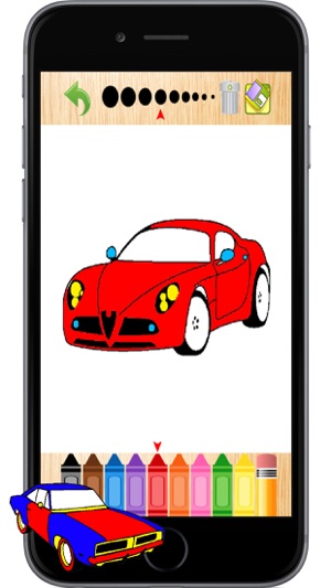 Car Vehicles Kids Coloring Books Pages Games Free(圖2)-速報App