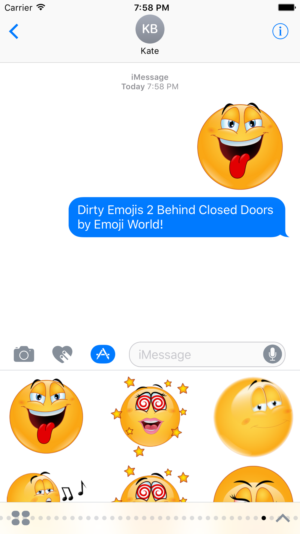 Whatsapp dirty emojis The X