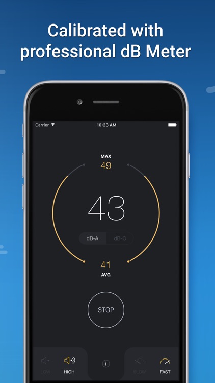 dB Decibel Meter - sound level measurement tool screenshot-4