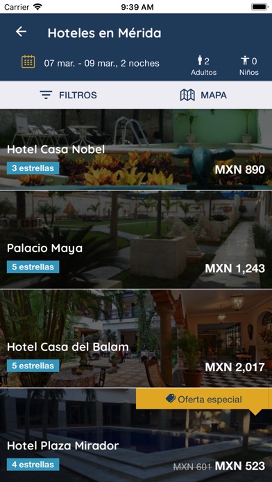 Hoteles Yucatán screenshot 2
