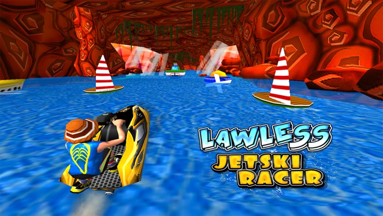 Lawless Jetski Racer -Free ( 3d Stunt Race Games for Boys and Girls ) screenshot-3