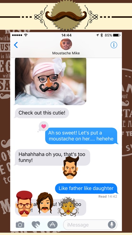 Moustache Moji screenshot-3