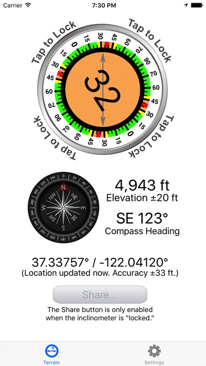 Avalanche Inclinometer