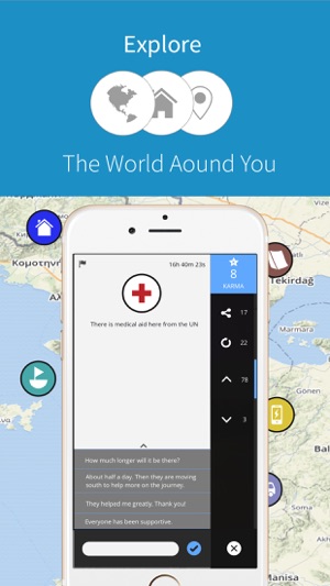 Kricket - Crowdmapping Refugee Aid(圖1)-速報App