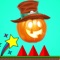 Scary Pumpkin Jump - an amazing halloween running and bouncing game