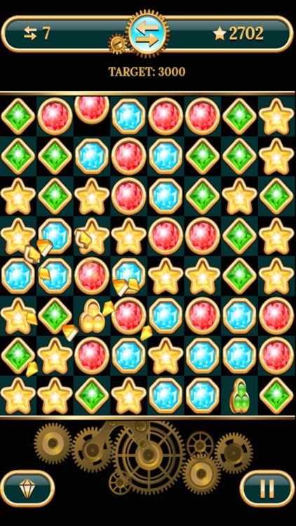 The Diamond Stars And Jewel Match Puzzle Game