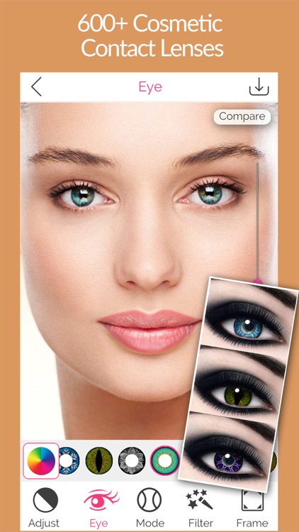 Insta Eye Color Changer - Cosmetic,Contact Lenses,Makeup Tool For Facebook & Social App