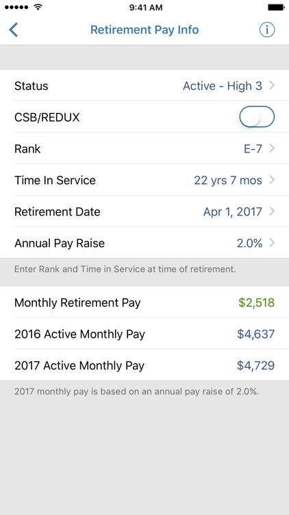 Military Retirement