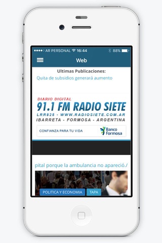 91.1 FM Radio Siete Ibarreta screenshot 3