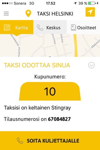 Taksi Helsinki screenshot 3