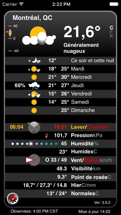 Atmosphérique Pro – Canadian Weather from EC screenshot-3